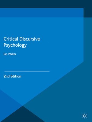 cover image of Critical Discursive Psychology
